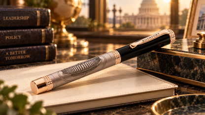 ROSHFORT Parliament Signature Roller Pen | Magnetic Cap, Parliament of India Engraving